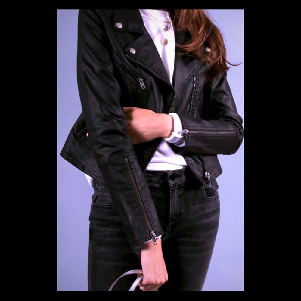 NWT REBECCA MINKOFF PATTI LTHR JACKET XS